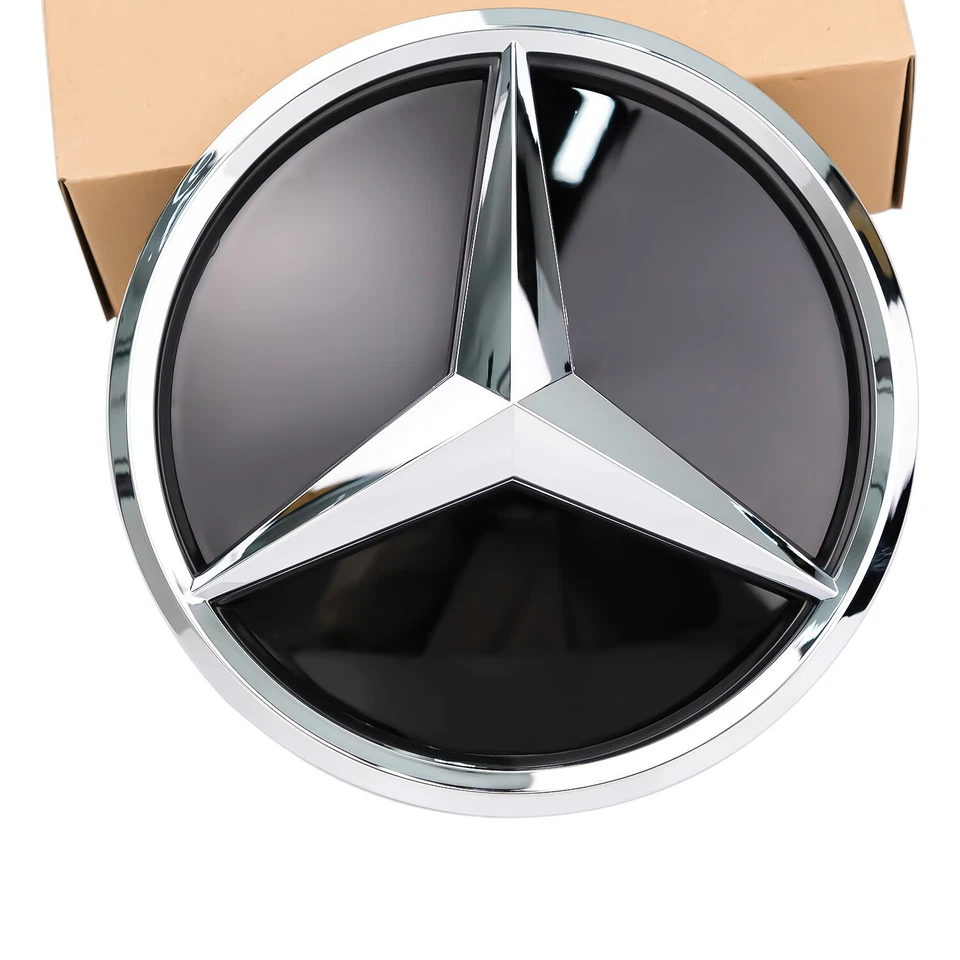 For Mercedes Benz 2015-2019 Front Grill 3D Mirror Star Emblem GLC GLS GLE Badge Foto 3 de 4