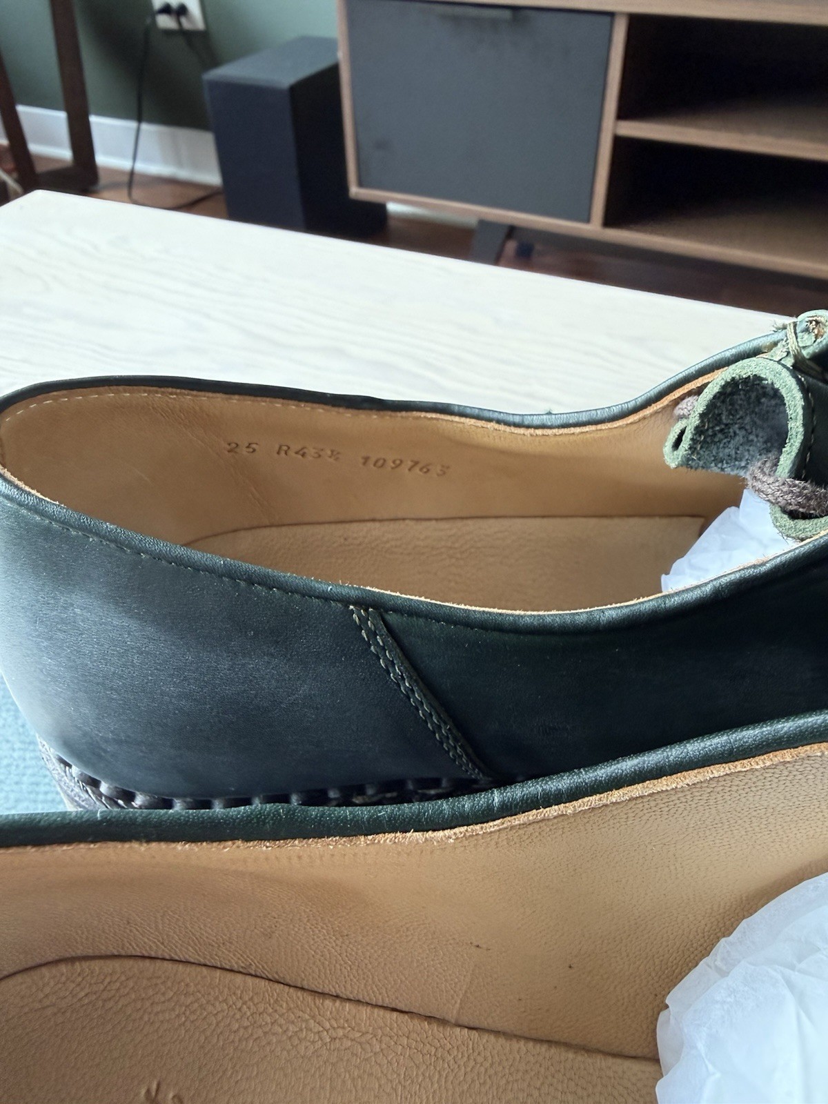 Paraboot Men’s Michael Marron - Lis Vert 43.5 / 10.5 image 9