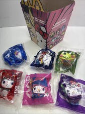 McDonalds Hello Kitty Yu-Gi-Oh 2024 Happy Meal Plush Toys ALMOST COMPLETE Set