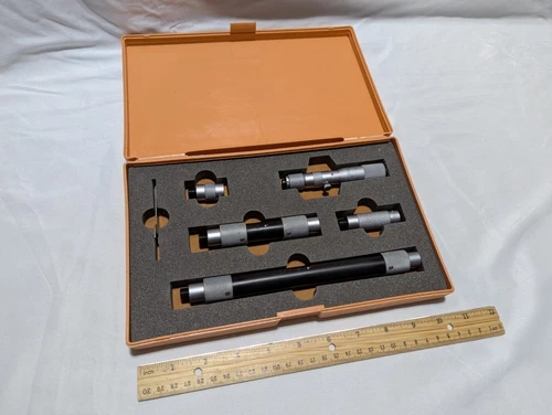 Mitutoyo Inside Micrometer Tubular 4" to 20" .001"  Extension Rod 139-178 Japan