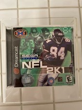 NFL 2K1  Sega Dreamcast Game with case and Palmplet