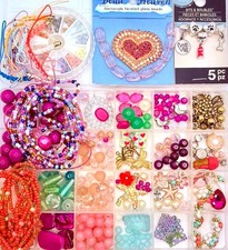 Mixed Beads Pendants And Jewelry Making Embellishments