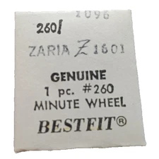 Zaria 1601 Minute Wheel watch part #260/1096