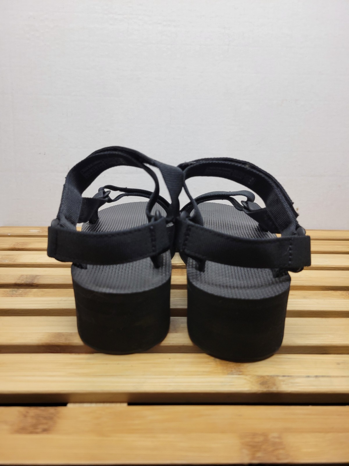 TEVA BLACK FLATFORM UNIVERSAL 2" PLATFORM SANDALS… - image 3