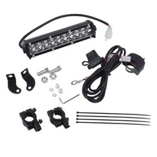 Motorcycle LED Light Bar,60W 2500LM ON-Off Switch Headlight kit for Most 7/8"