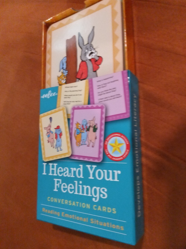 I Heard Your Feelings Conversation Cards - Reading for Emotional Development