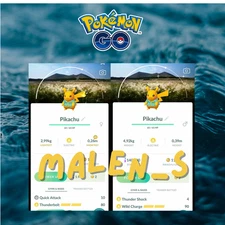 Pokémon go🐬🐬Shiny Pikachu costume🐬🐬Jeju Background🐬🐬Trade or PTC🐬🐬