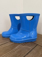 UGG Kids T Rahjee Rain Boots Size 6 Blue Toddler/Little Kid