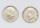 1964 & 1965 Kennedy Half Dollar coins 90% / 40% silver 50c 50 cents