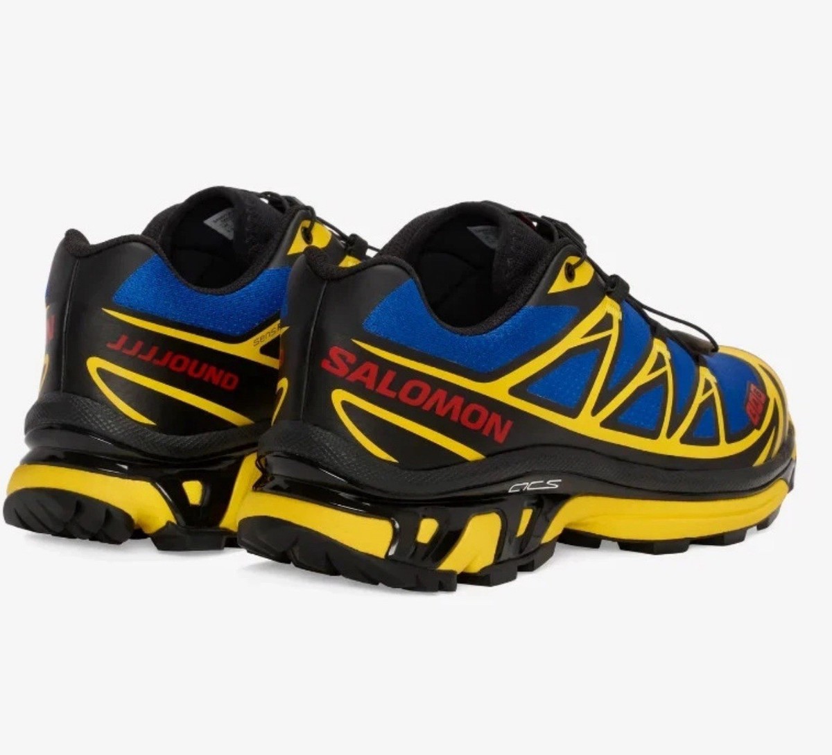 Size 11 Men's JJJJound X Salomon XT-6 Nautical Blue Lemon
