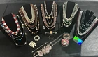 Lot Of 29 Vintage Beautiful Wearable Costume Jewelry Faux Pearl & Jewelry Box.