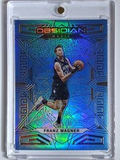 2022 Obsidian Franz Wagner #21 ELECTRIC ETCH BLUE FLOOD /16 FOTL Holo - Rare