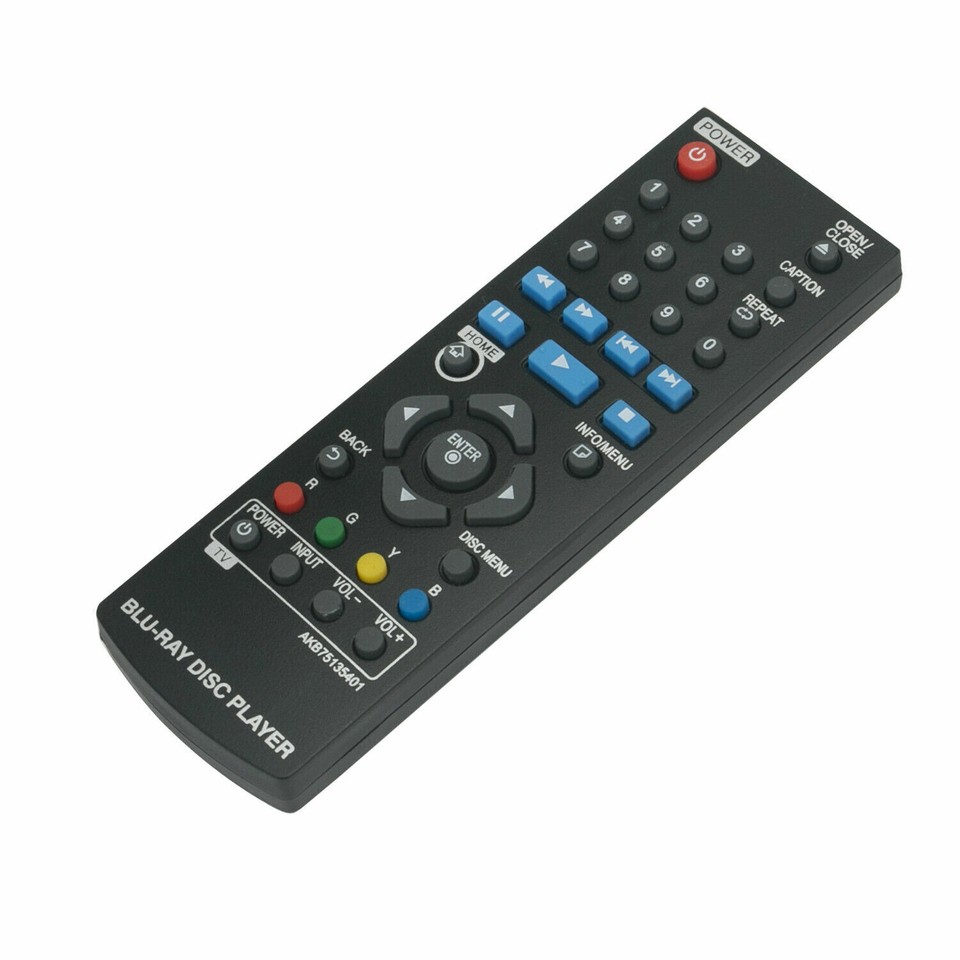 Telecomando Universale Per Lettori Blu-ray LG (BPM35, UP870, UBK80, UP875) &ndash; Nero