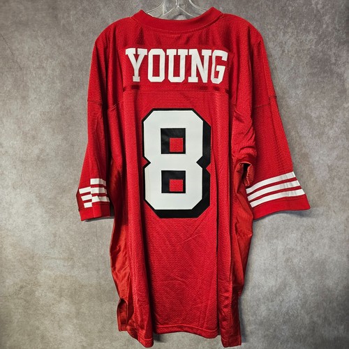 NWT Mitchell Ness Authentic 1994 San Francisco 49ers Steve Young 8 Jersey 56 3XL - Picture 10 of 11