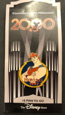 Disney pin 719 Hercules Countdown to the Millennium 1997 Greek