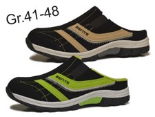 Sabots 41-48 Pantoletten Clogs Sandalette Freizeit Schlappen Slipper Haus 2696B