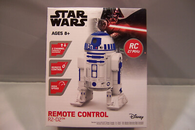 STAR WARS R2-D2 HIGH SPEED REMOTE CONTROL ACTION FIGURE NEW 2 CHANNEL 27MHZ 2023