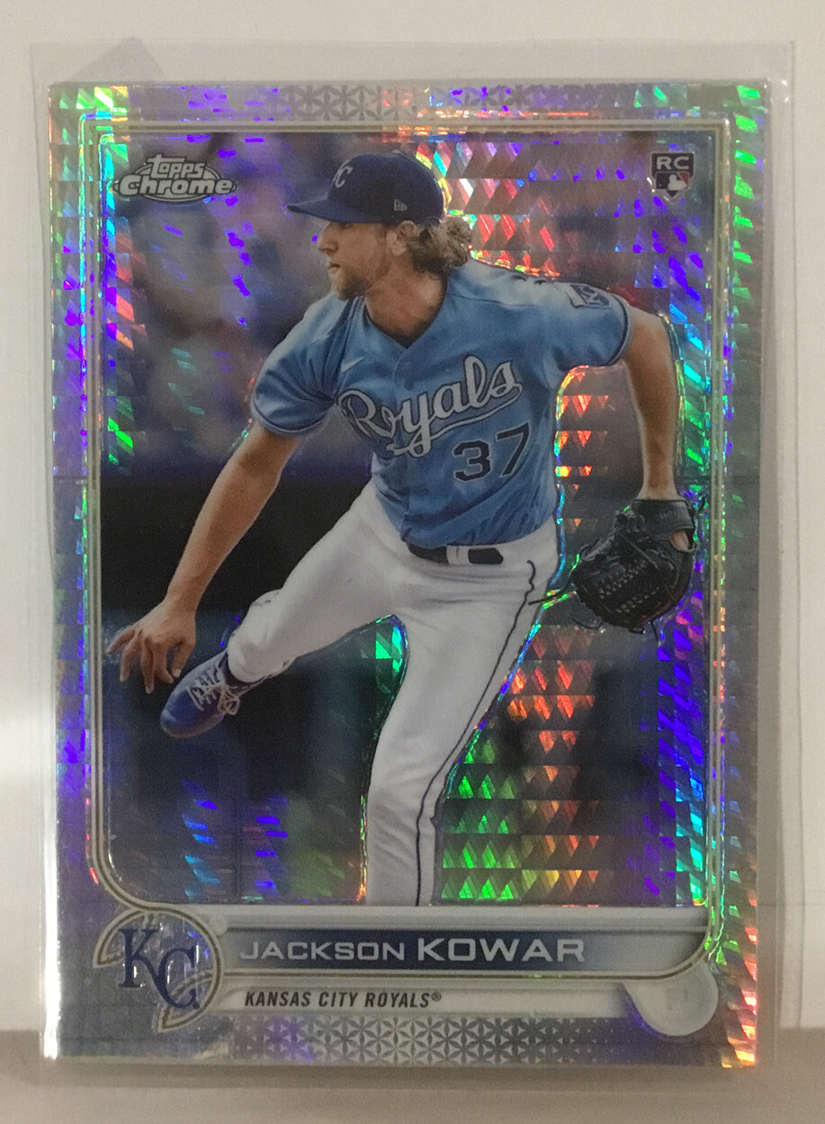2022 TOPPS CHROME JACKSON KOWAR ROOKIE PULSE REFRACTOR #188 ROYALS MSK
