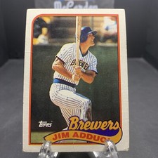 1989 Topps Jim Adduci #338 Milwaukee Brewers