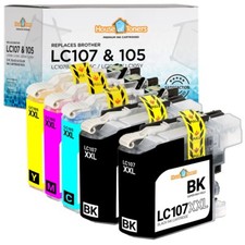 Compatible LC107 XL LC105 Ink Cartridges for Brother MFC-J4710DW MFC-J4610DW Lot