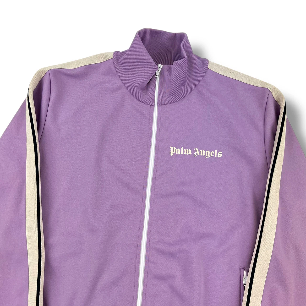 Giacca da pista Palm Angels lilla avorio