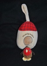 🍀 Peluche Doudou Oiseau Musical DPAM Bébé Du Pareil Au Même Maison 15 Cm TTBE