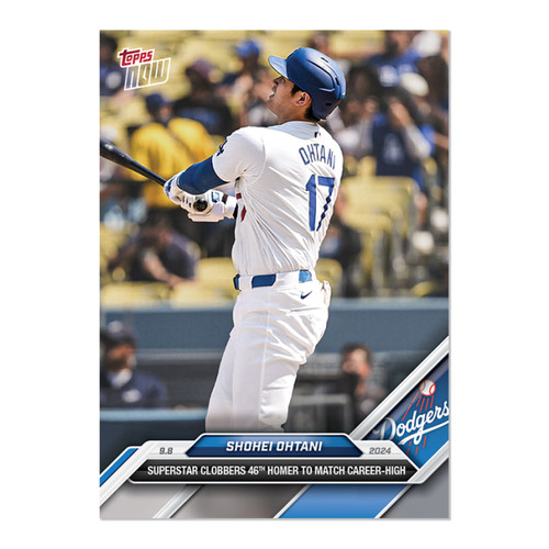 665 Shohei Ohtani 46th HR - 2024 MLB TOPPS NOW