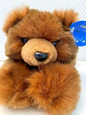 1992 Baby Minky 12x8” Purr-fection By MJC Bear Plush Stuffed Animal New w Tag VT