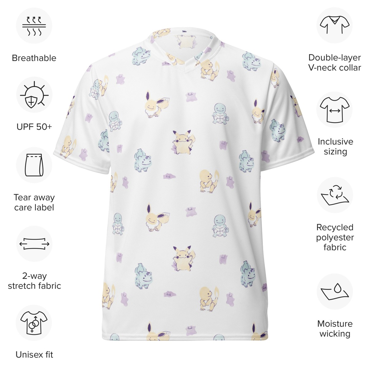 【美品】POKEMON Shirts ORIGINAL STITCH 半袖シャツ 中古・古着通販】pokemon shirts (ポケモンシャツ) 総柄シャツ