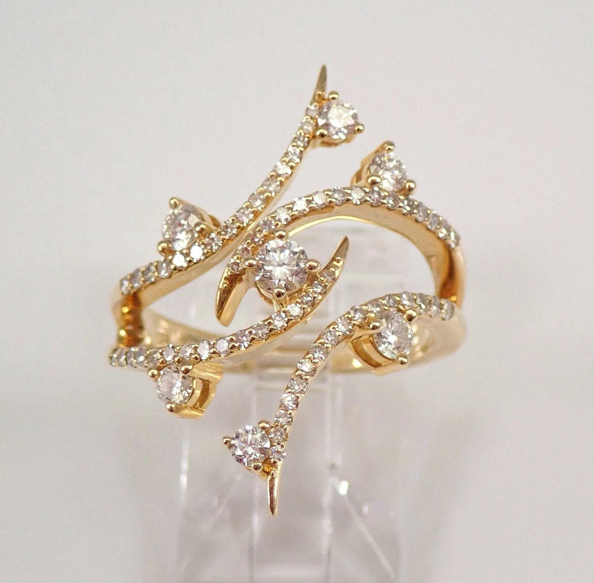 Upscale Modern Leaf Ring – Andaaz Jewelers