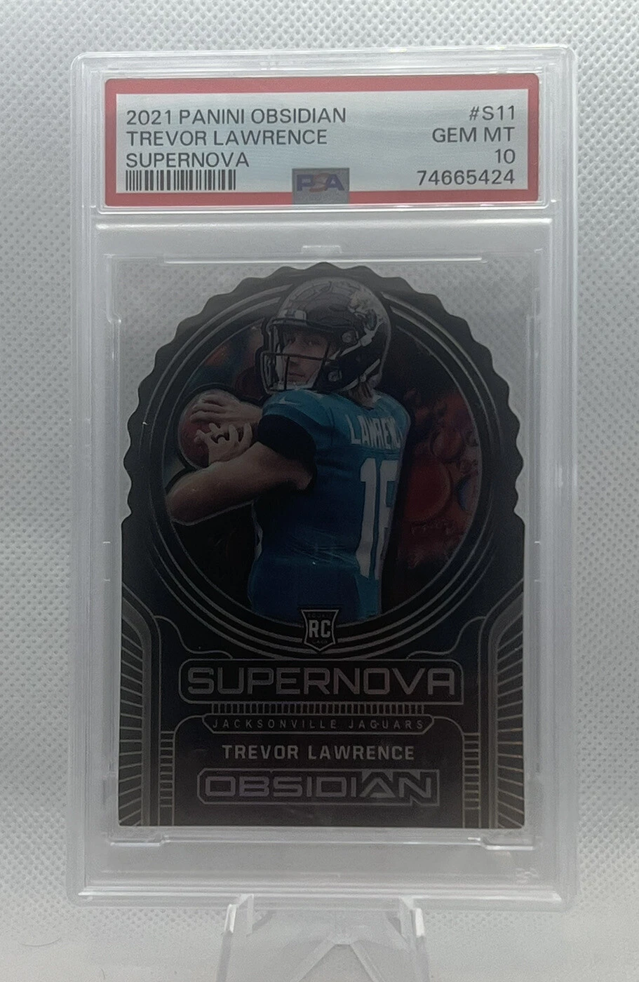 Trevor Lawrence Panini Obsidian Supernova #S11 Base