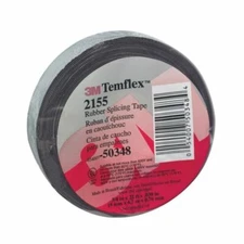 3M TemFlex 2155 3/4 in Rubber Splicing Tape - Black (2155)