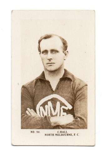 1923 J J Schuh Magpie Cigarettes (90) C. HALL North Melbourne