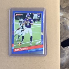 2021 Donruss Football Kirk Cousins Throwback Parallel Donruss 91 No. 91-13 A-46