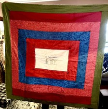 Quilt Handmade Snowman  Making Friends  CHRISTMAS Holiday Winter 59  x59  664D