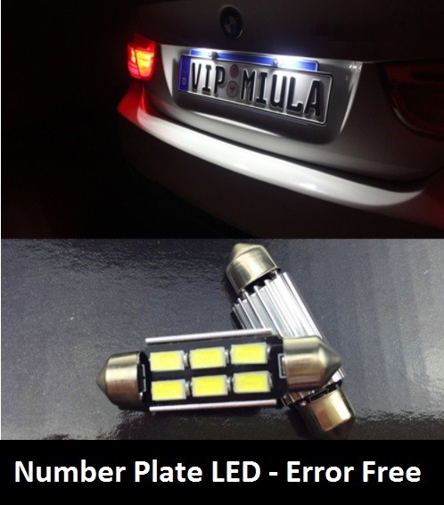 PREMIUM for BMW E46 E39 E60 E90 Error Free Xenon White LED Number - Main Image