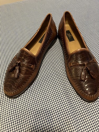 zelli ostrich loafers 9.5