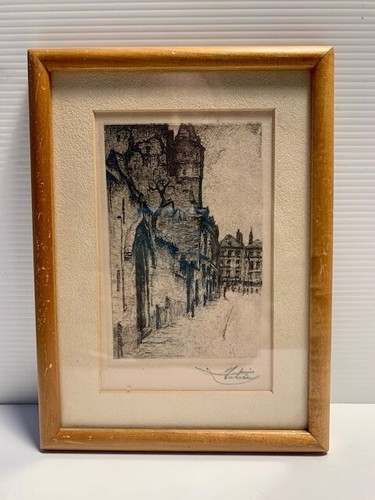 Henri Mortiaux Framed Print 1920s - Picture 3 of 5
