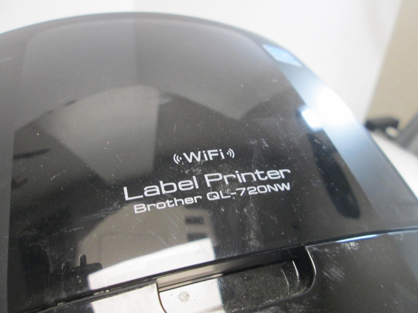 Brother Ql720nw Wireless Label Printer With Power Cord and 5 Rolls