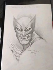 Mark Texeira Original comic art sketch 11x14 ...
