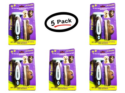 Pet Shedder THE NEW EASY TO USE DE SHEDDING AND LIGHT GROOMING TOOLS (5 Pack)