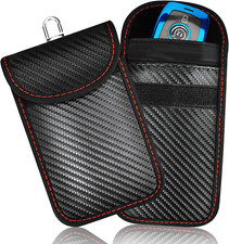 Upgraded Faraday Bag for Key Fob 2 Pack ,Premium Faraday Key Fob Protector  Car