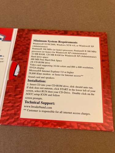 American Greetings CreataCard by Broderbund (CD-ROM, 2002) Win 95/98/2000 RARE - Picture 4 of 6