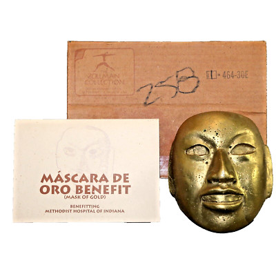 1994 Face Mask of Gold Mascara de Oro from the Zollman Collection Reproduction