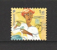 SINGAPOUR 2014 1ER LAITIER LOCAL 2ÈME RÉIMPRESSION (2014C) CARNET FEUILLE 1 T...