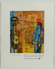 Bhagavid-Gita Mohan B Samant Vintage Great Ideas of Western Man Lithograph Print