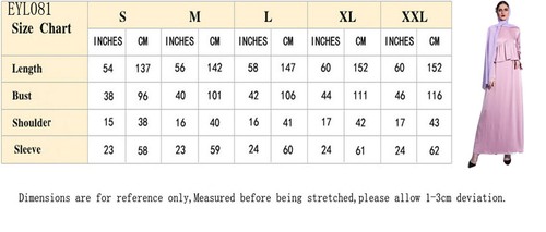 Muslim Women Long Dress Dubai Abaya Islamic Kaftan Arab Robe Caftan Ramadan Gown - Picture 82 of 98