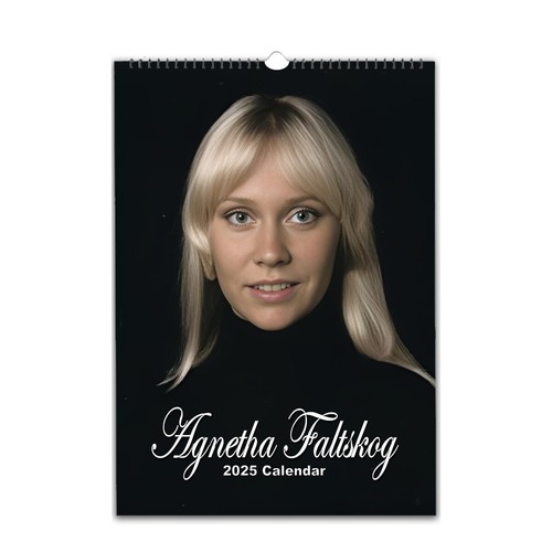 70s Agnetha Faltskog Full Photo 2026/27 choose start month calendar - 第 1/2 張圖片