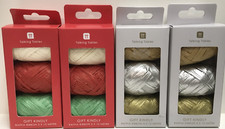 Lot of 2 same colors Raffia Ribbon Gift Kindly, Gift Wrapping 3X10 Metre each