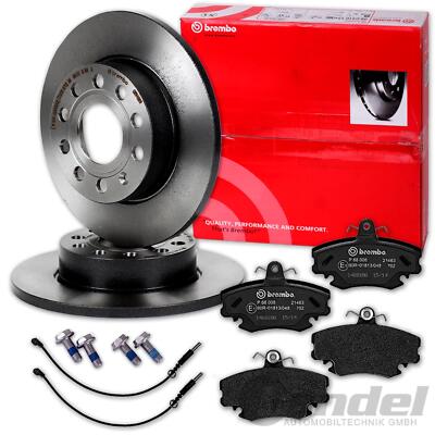 brembo BREMSSCHEIBEN + BELÄGE VORNE passend für RENAULT TWINGO 2 Bj. 2007-2014
